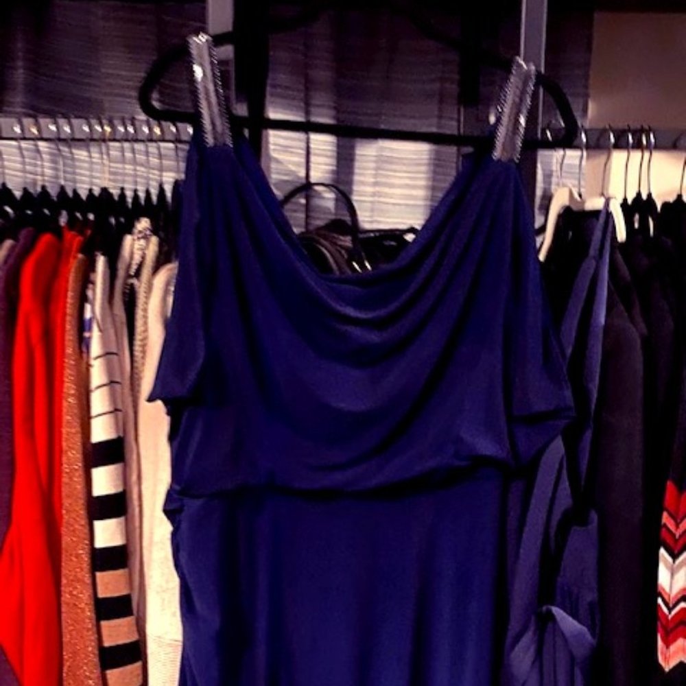 Ralph Lauren Cowl Neck Cocktail Dress